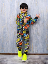 Kids Racing Tracksuit – All-Over Sports Car Sublimation Print